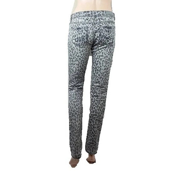 Almost Famous Leopard Print Jeans - Picture 9 of 9
